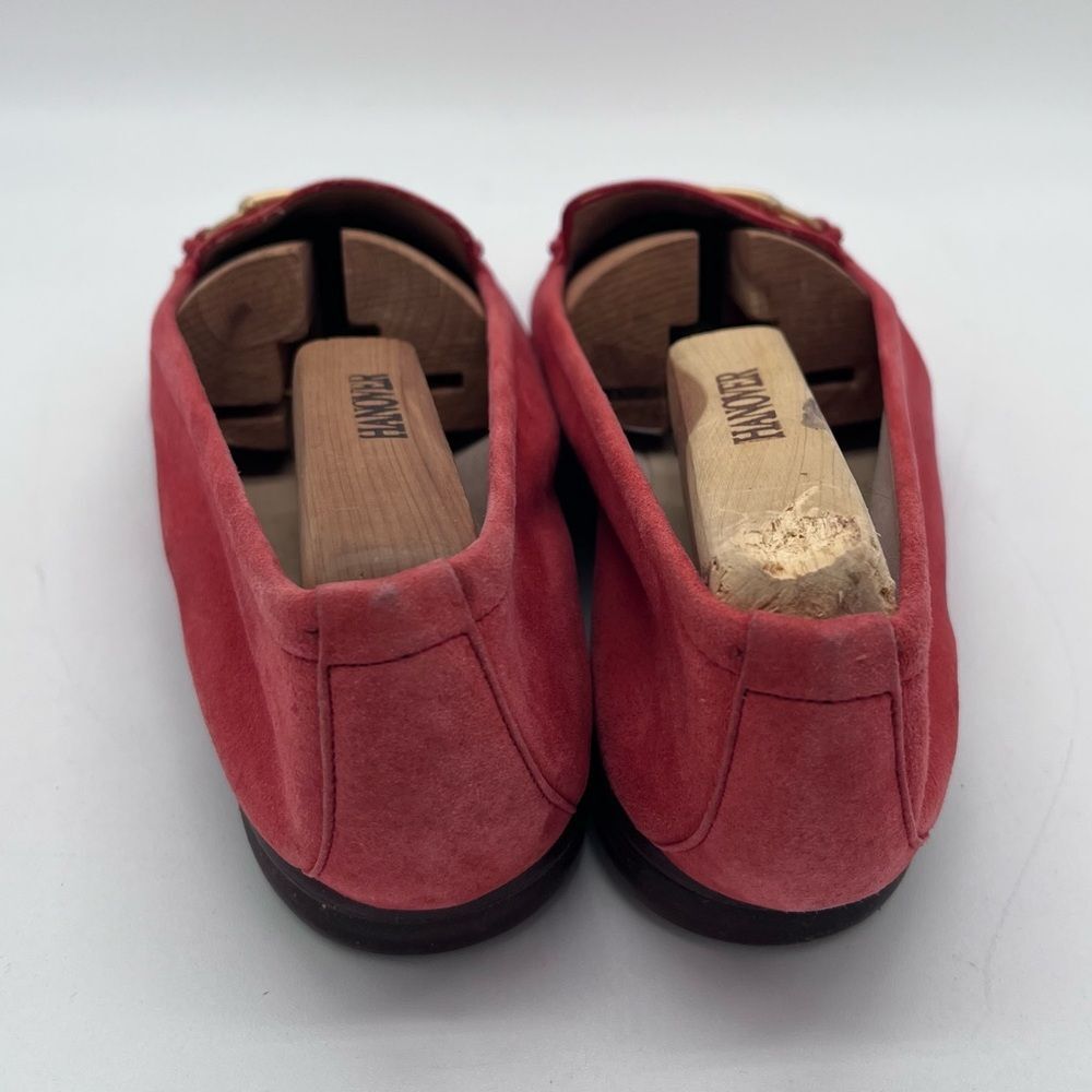 Gucci Women’s Jordaan Suede Accent Loafers 38.5 - Picture 3 of 15